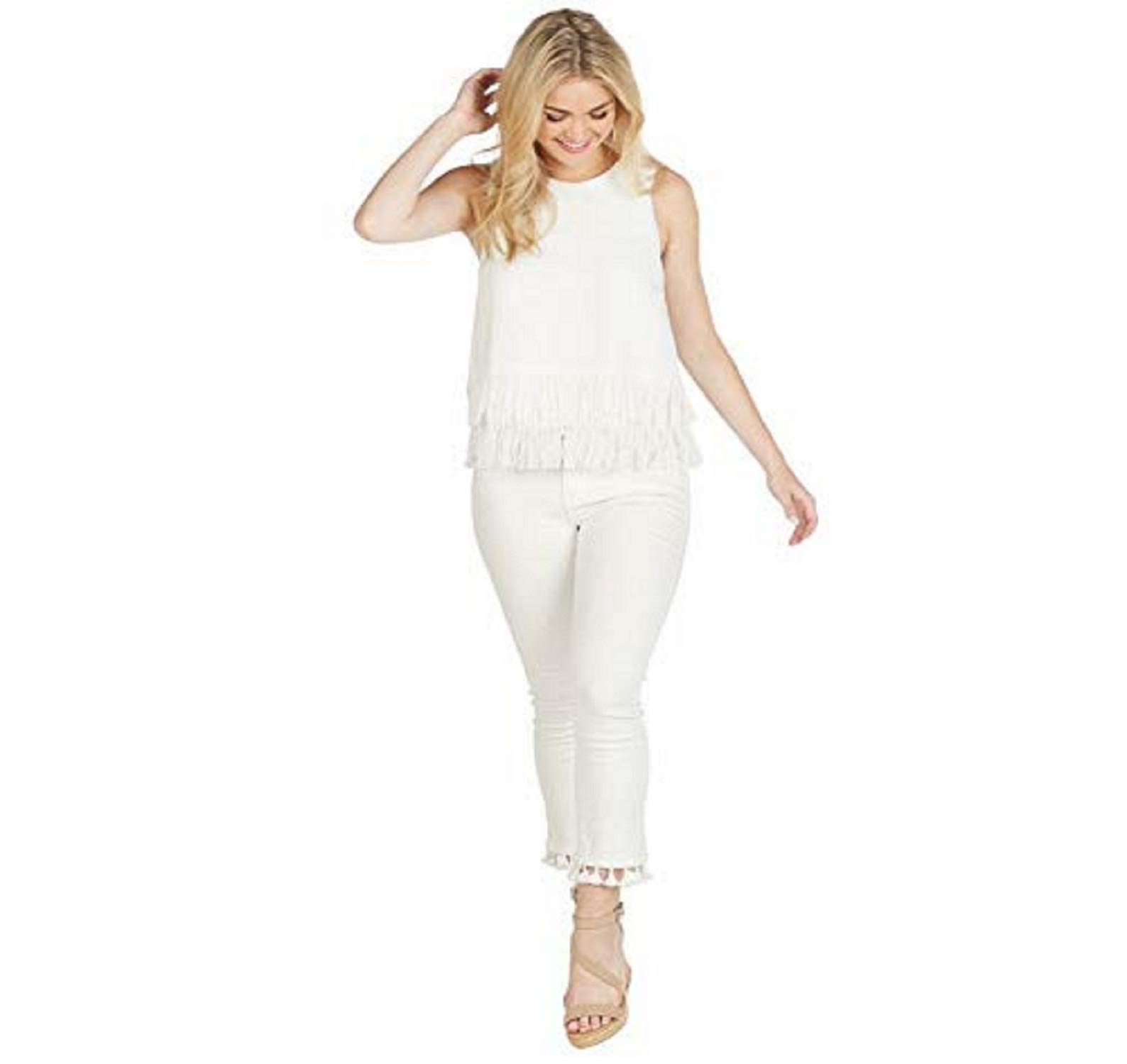 Débardeur River Fringe Tank Mud Pie la sophistication d'une maille exclusive