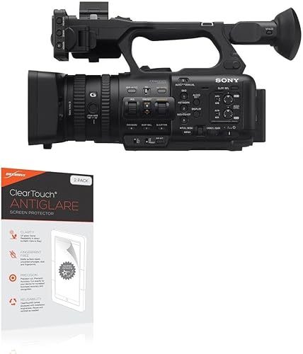 BoxWave Protector de pantalla compatible con Sony HXR-NX800 – ClearTouch Anti-Glare (2 unidades), antihuellas mate