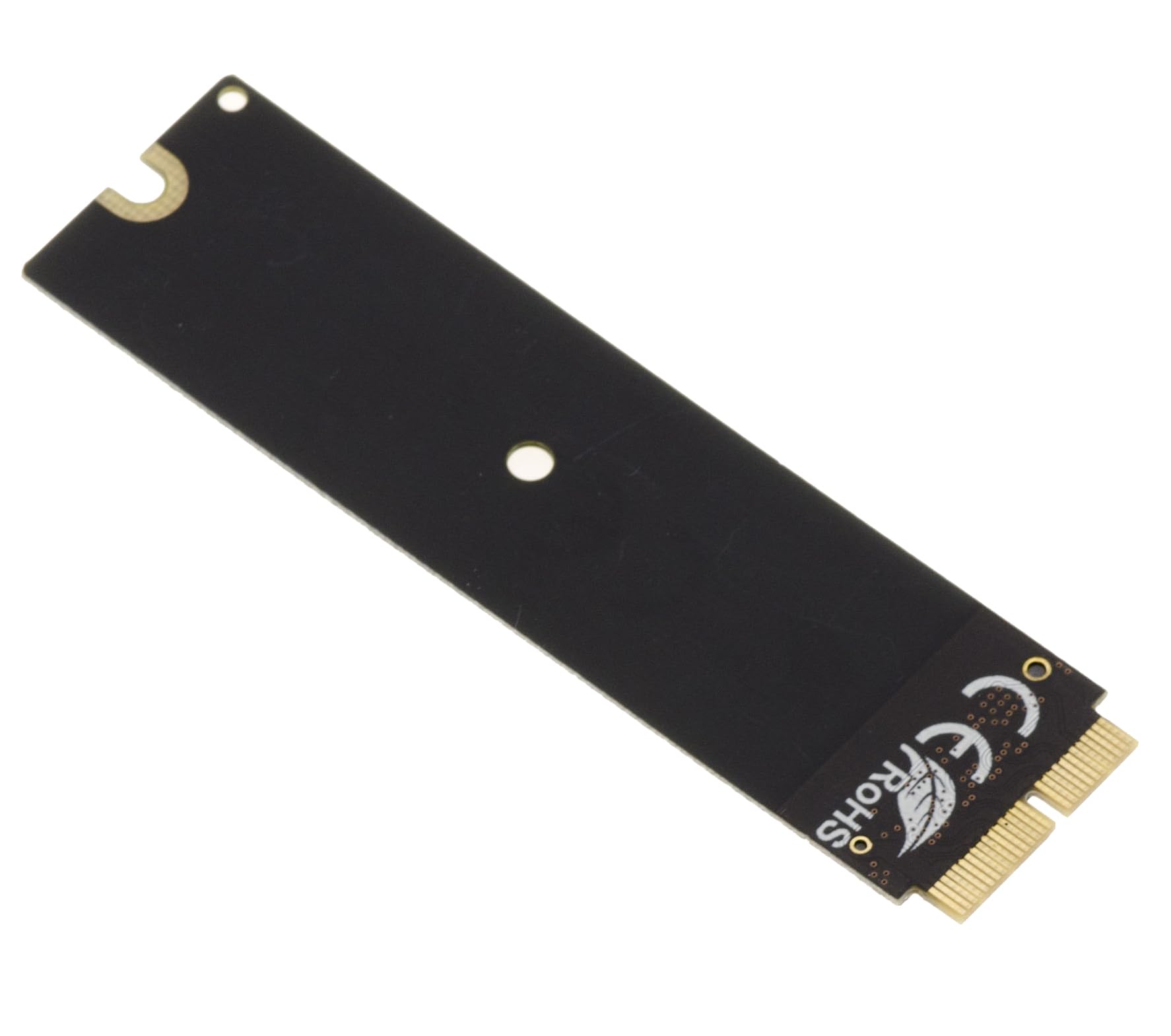 KALEA-INFORMATIQUE Adapter M2 do Mac 2013 2014 2015 2016 2017 2018 2019 2020 z 12+16-punktowym dyskiem SSD. Obsługa M.2 NVMe dla komputerów Mac wyprodukowanych po 2015 r.