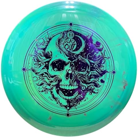 DOOMSDAY DISCS Blackout Disc Golf Fairway Driver | Precision Control with Ease | Firm Premium Plastic Cover