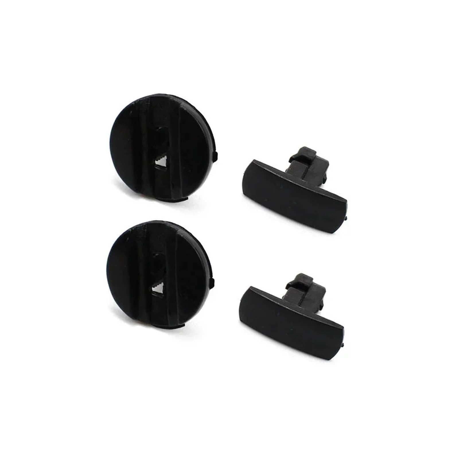KXFVYNE 20pc Compatible Car Interior Bumper Fixed Fastener Clips Push-in Retainer Rivet Black Decor Accessories