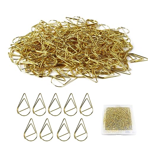GWAWG 150 PCS Clips de Papel con Forma Corazón Paper Clips Metal ...