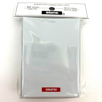 Amazon | GRATS スリーブ シロ 白 ホワイト 無地 グラッツ