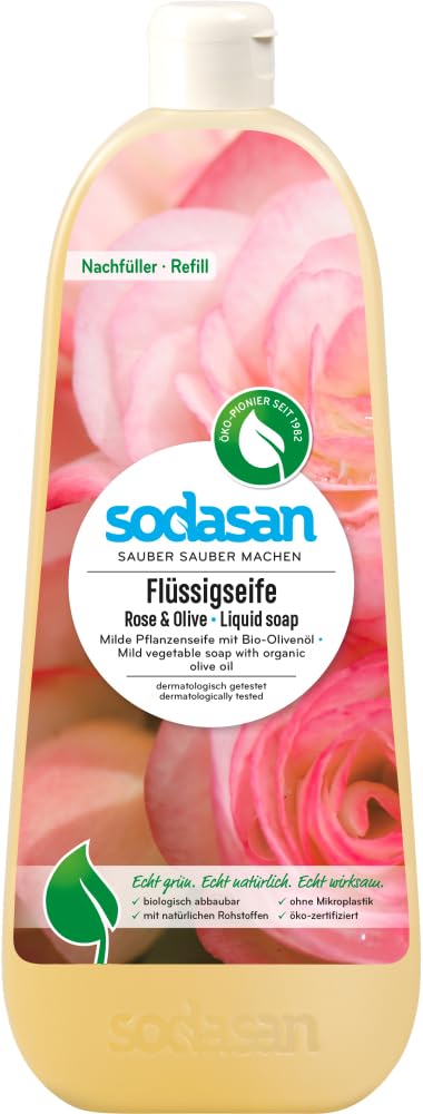 Flüssigseife Rose & Olive Nachfüller 6 x 1000 ml
