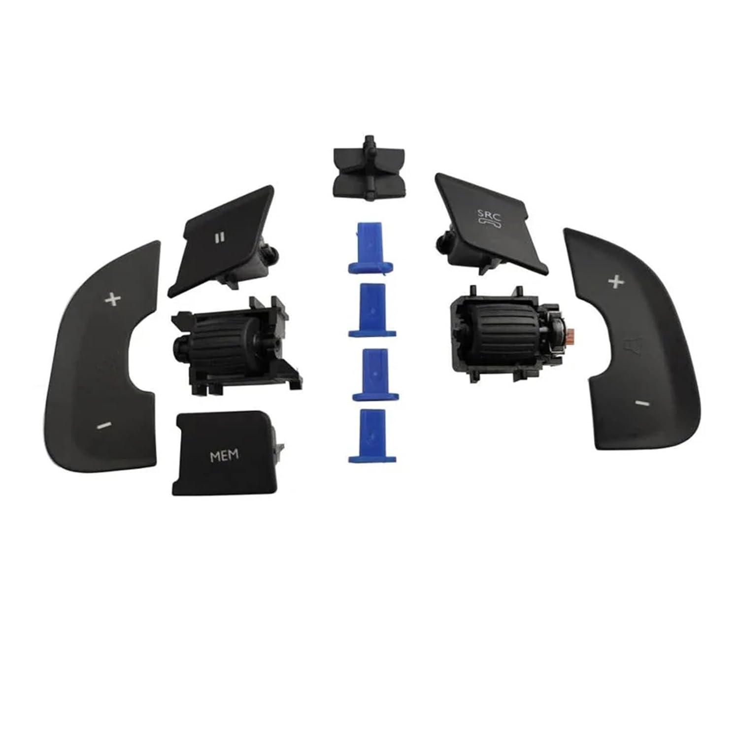 Steering Wheel Mounted Cruise Control Switch Butto/Fit for Citroen Cactus DS5 DS6 Car Steering Wheel Cruise Audio Volume Control Switch Buttons(Just Keys)