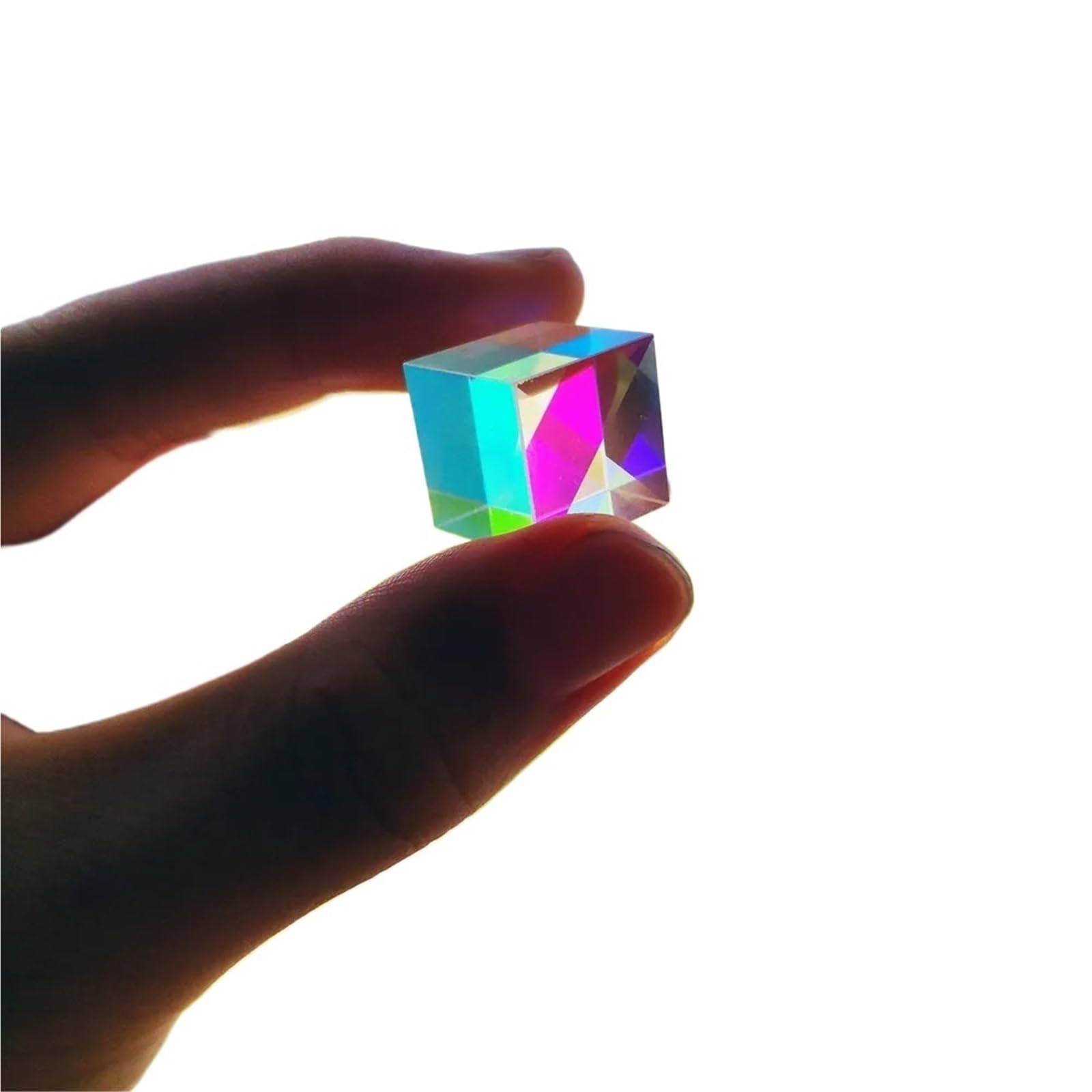 1Pc prisma dicroico cubo di vetro (26mmx26mmx28mm)