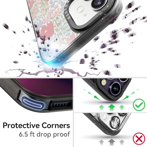 Coque iPhone 11 antichoc et durable imprimée fleur rose - 2