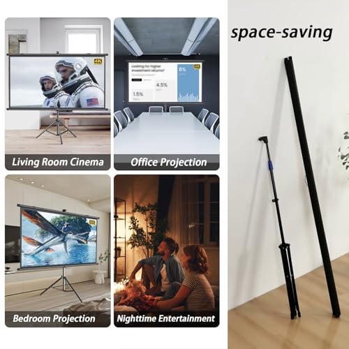 Pantalla portátil para proyector con soporte 60" 4:3 miniatura 2