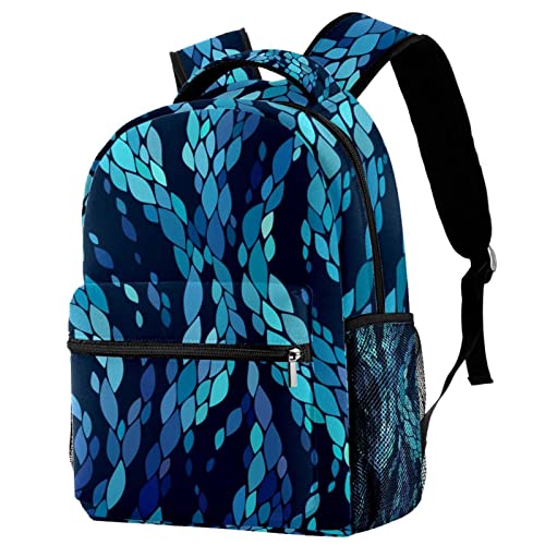 Sac à dos de voyage imprimé abstrait ondulé bagage cabine et randonnée urbaine