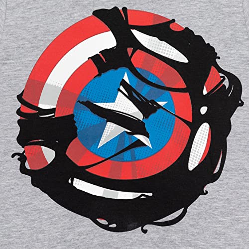 Marvel Spider-Man Captain America The Hulk Big Boys 3 Pack T-Shirt Red/Green/Gray 14-16 #TOP6