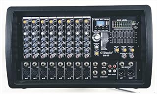 GTD Audio 8 Channel Professional Audio Powered Mixer Power Amp DJ Amplifier, USB, EQ, Effect