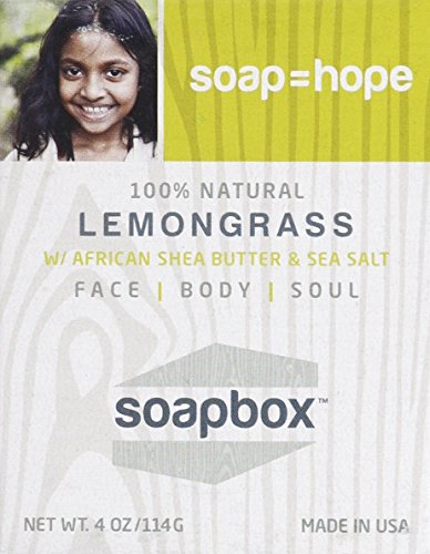 SOAPBOX SOAP BAR ALNTRL LEMONGRAS, 4 OZ