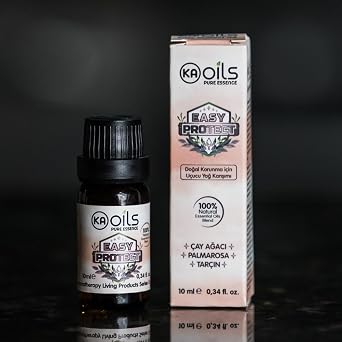 KAOils Easy Protect Uçucu Yağ Karışımı 10 ml | Tarçın, Karanfil ve Okaliptüs Notalı | Sıcak ve Dengeli Aromaterapi | Difüzör & Buhurdanlık