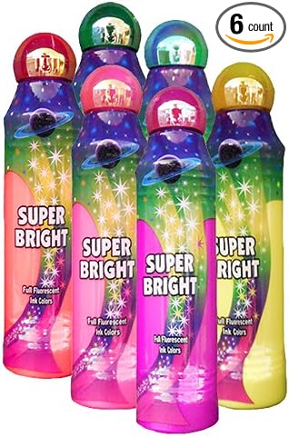 Super Bright Six Pack 3oz Assorted Bingo Dauber