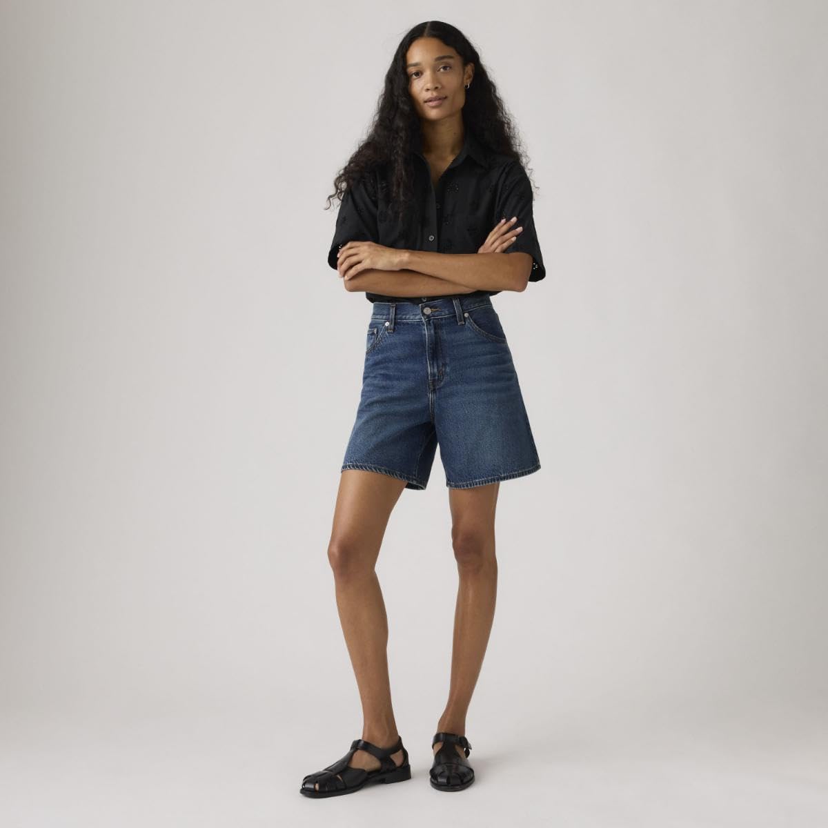 Levi's Damskie szorty High Baggy, Achieve Everything, 25W