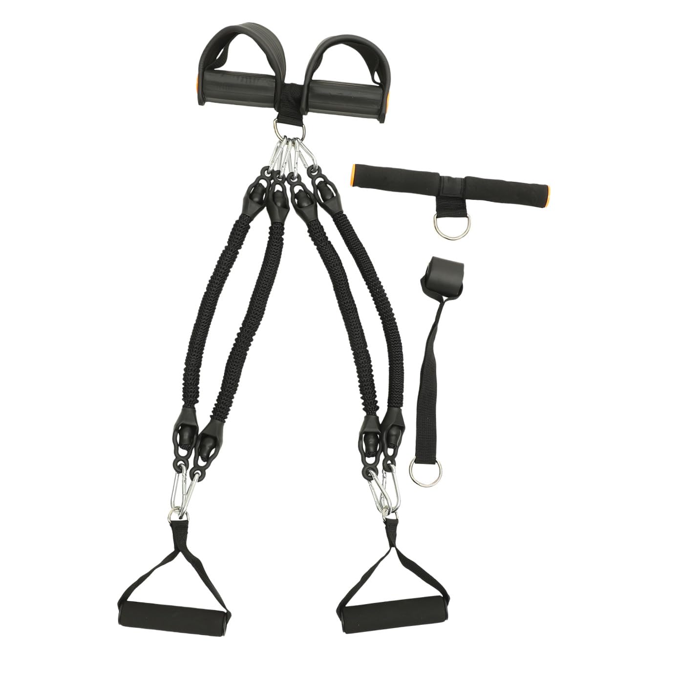 Fascia di Resistenza Pedale Cavo di Trazione Antiscivolo in Lattice Ispessito, Espansore Elastico per Esercizi di Fitness a Casa e Palestra, Attrezzatura Multifunzione