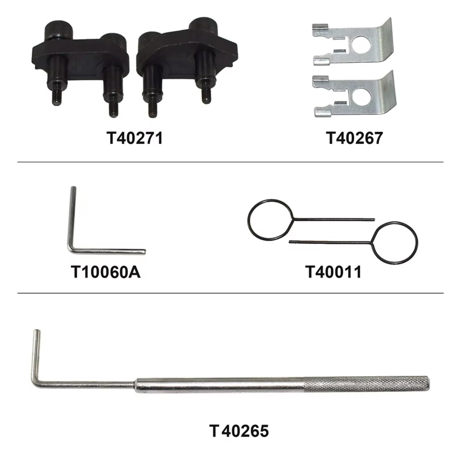 Kit Calado Distribución Para VW Para GTI 2.0T 2008-2018 Juego De Herramientas De Ajuste De Bloqueo De Sincronización Del Motor T10355 T10060A T10352 T10352 T10368