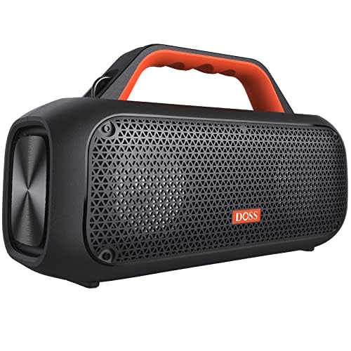 DOSS Extreme Boom Bluetooth Outdoor Speaker with 60W Mighty Sound, Deep Bass, 30H Playtime, USB-C...