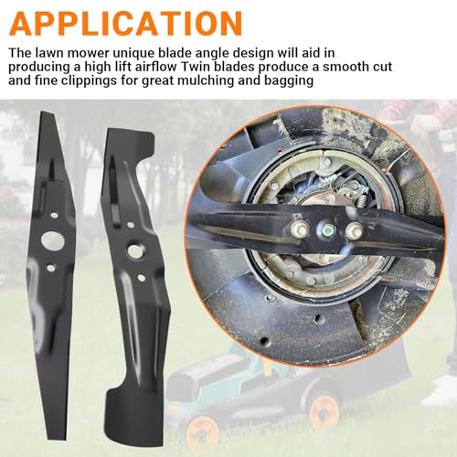 Lawn Mower Blade Set 2-Pack