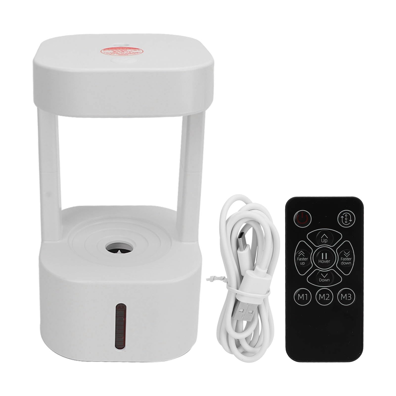 Humidificador de Niebla Fría Antigravedad, Humidificador de Aire Silencioso de 580 Ml, Vaporizador de Escritorio Portátil con Luces LED, Apagado Automático para Dormitorio, Oficina,
