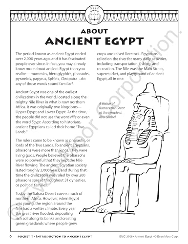 History Pockets: Ancient Egypt - Grades 4-6+ - Image 5