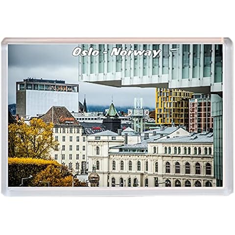 Oslo - Norway - 96 x 67mm Jumbo Fridge Magnet/Magnets BBSFM629 Cover