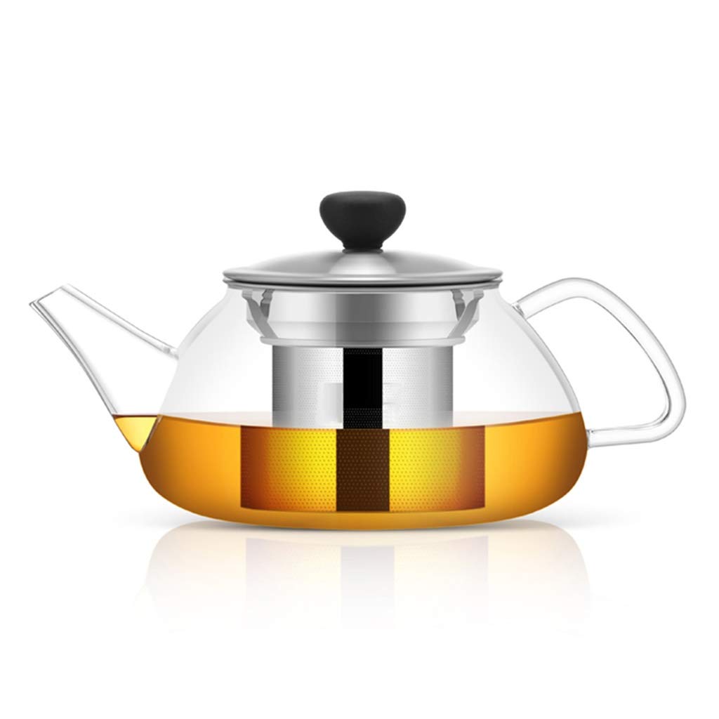 Buy Borosilicate Glass Teapot with Stainless Steel Infusion and Lid