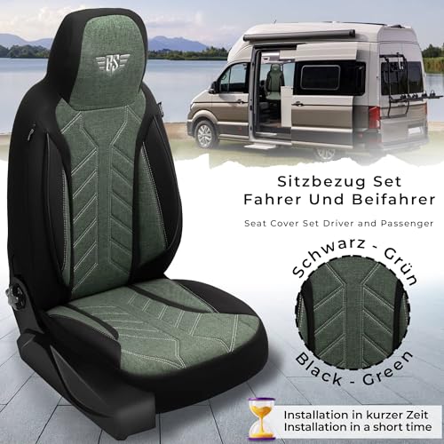 BREMER SITZBEZÜGE Wohnmobil Schonbezüge für FIAT Ducato Jumper Boxer PLKT213