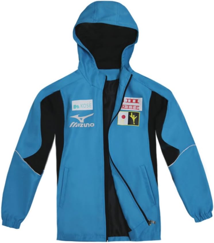 JapanAnimeCosplayExcellent Men,s Hoodie Zip-Up Pocket Everyday use World Anime Sports Jacket