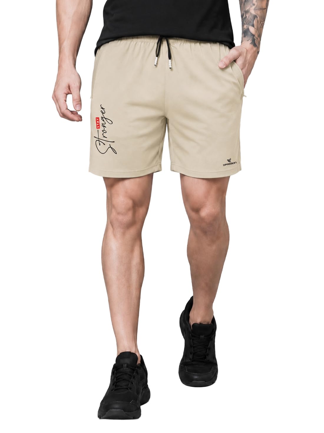 dpassion Men's Quick Dry Sports Shorts | Gym, Running & Training Shorts-picture-43
