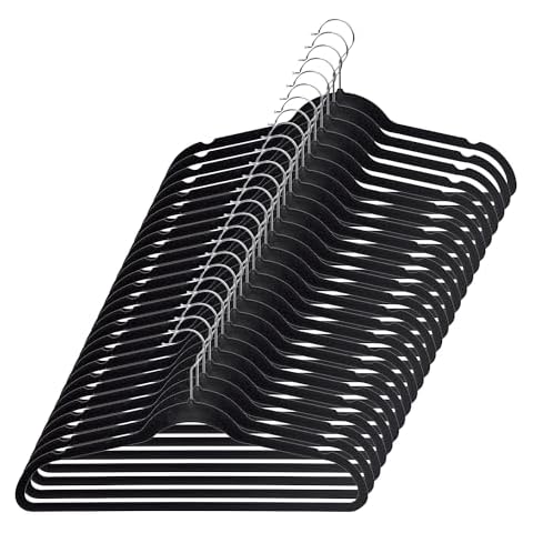 Sturdy Non-slip Black Steel Suit Hangers Cover