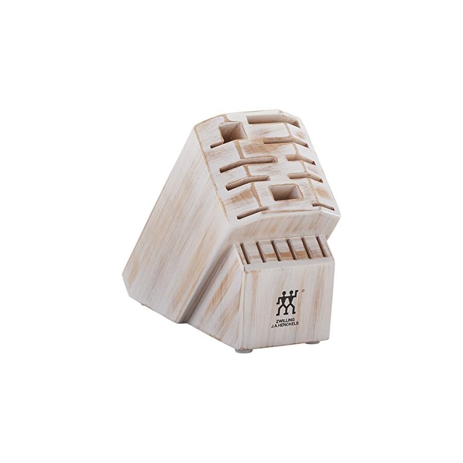 ZWILLING Pro 10-pc Knife Block Set - Rustic White