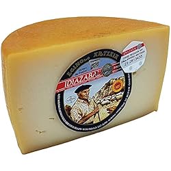 Queso Idiazabal Ahumado (Medio Queso) Elaboración Artesanal Peso 600 gramos - Elaborado con Leche cruda de Oveja Latxa - Denominación de Origen