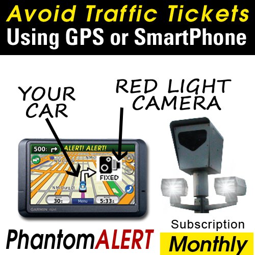 PhantomALERT Red Light Camera, Speed Camera, and Speed Trap Detector
