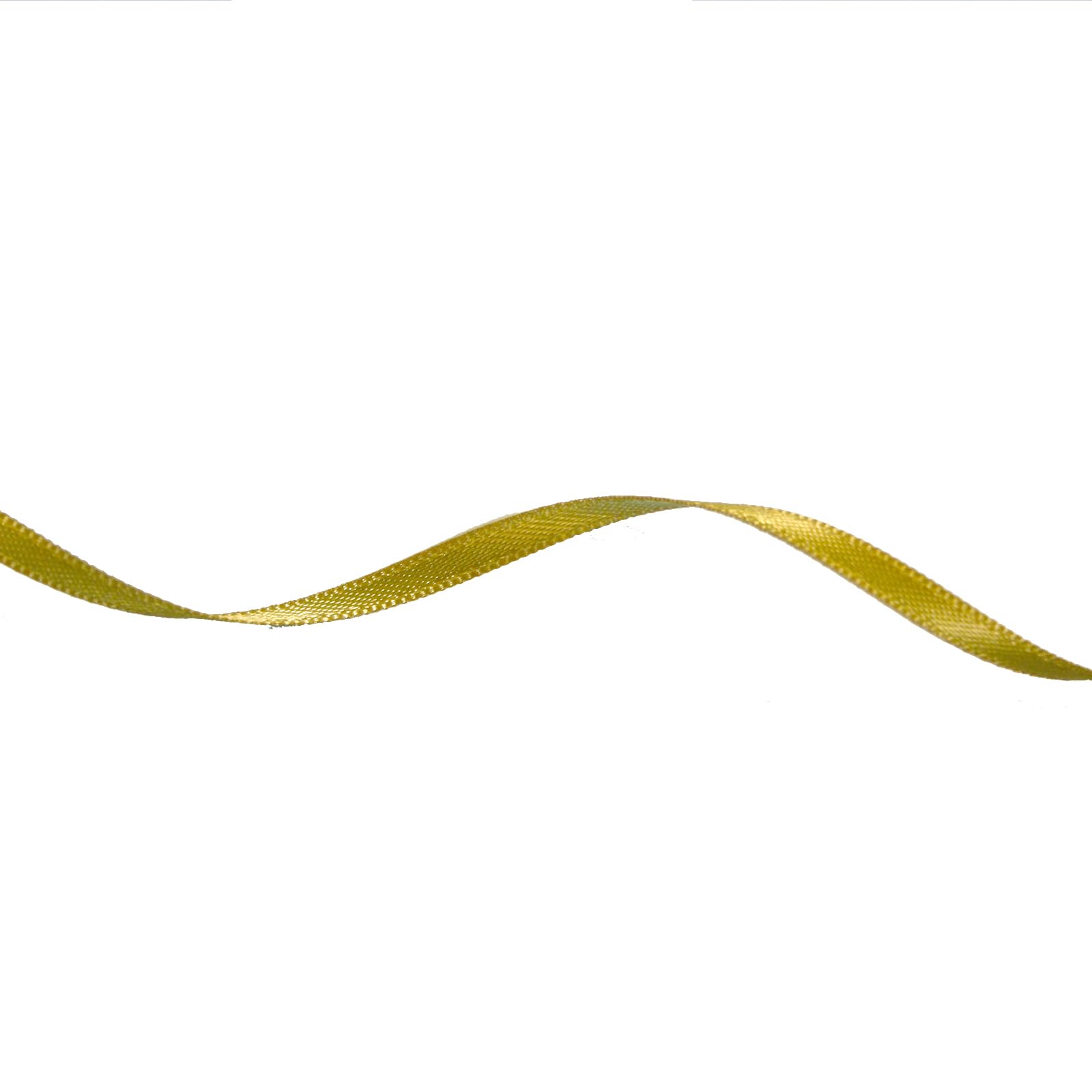 Vaessen Creative Ruban Satin Doré 10 m x 3 mm Bolduc Biais de Couture