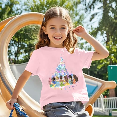 Image of Magical Shirt for Girl: Magic Kingdom Prinecess Tshirt Princess Shirts Youth Girls Cute Family Vacation Trip Tee