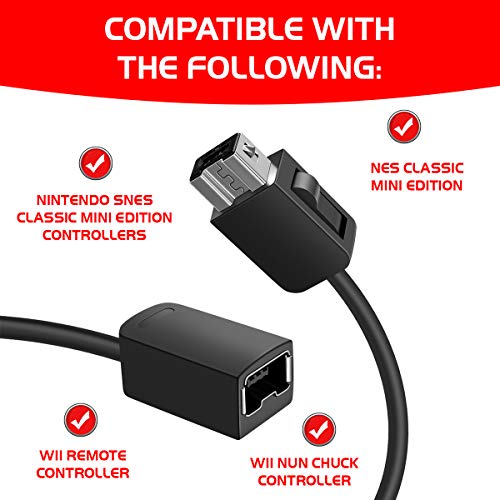 I-Kawachi FUINE-4M13 Nes Classic Controller Extension Cable 3M / 10Ft thumb #4