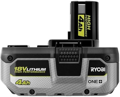 TTI Ryobi PBP004 ONE+ Batería de iones de litio de alto rendimiento de 18 voltios de 4.0 Ah