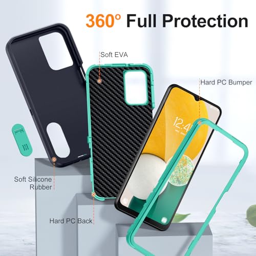 Coque Samsung A13 4G/5G Asuwish antichoc avec protection d'écran intégrée - 2