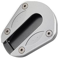 Vista 5 de Almohadilla de extensión para motocicleta, soporte lateral de pie, placa de soporte para Benelli TRK 502, soporte lateral de pie, placa ampliadora