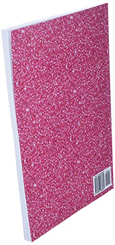 Sketchbook: Cute Unicorn On Pink Glitter Effect Background, Large Blank Sketchbook For Girls, 110 Pages, 8.5" x 11", For Drawing, Sketching & Crayon Coloring 4 51gnYwBODpS