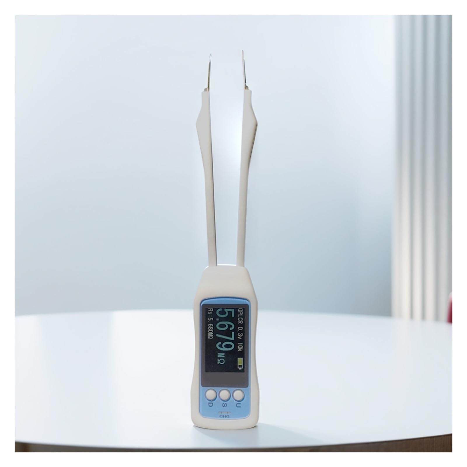 Probador de puente LCR, Medidor de puente LCR, pantalla digital, pinzas SMD inteligentes de mano, comprobador de resistencia, inductancia y capacitancia de alta precisión