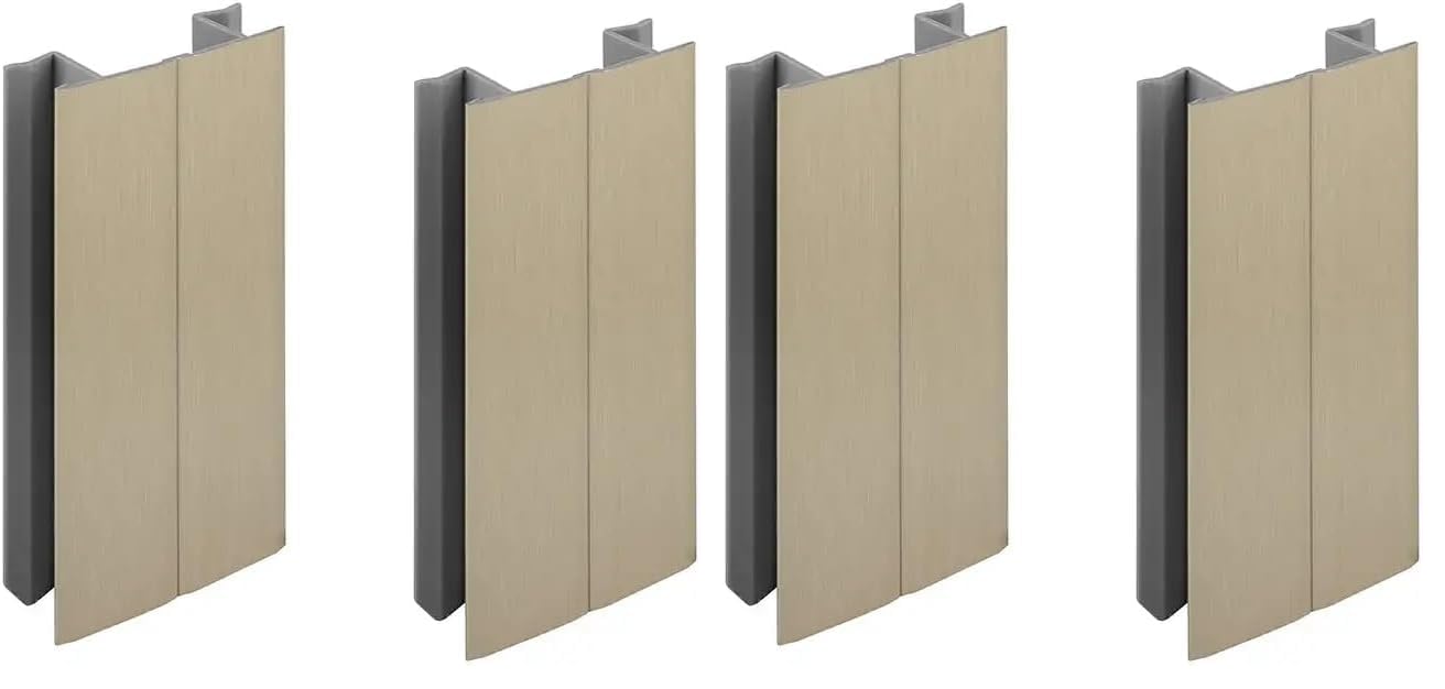 Finition acier inoxydable pour jonction plinthe 150mm de cuisine