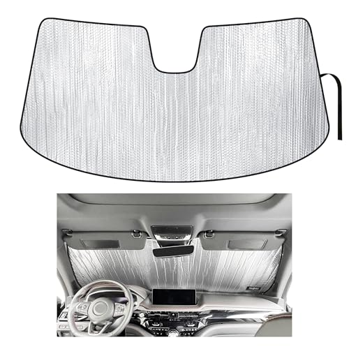 YelloPro Custom Fit Front Windshield Reflective Sunshade for 2022 2023 2024 2025 Acura MDX SUV, Base, Sport, Hybrid, A-Spec, Sun Shade Protector Accessories [Made in USA]