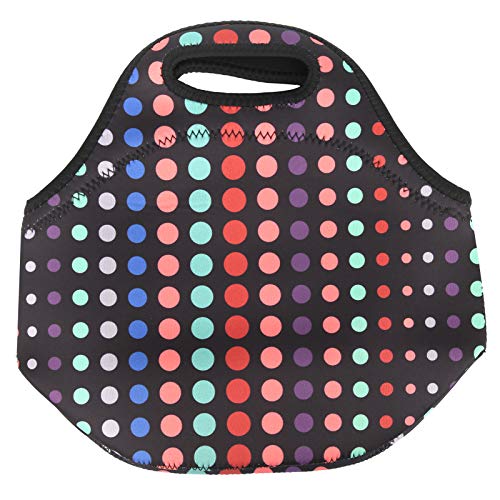 Sac à lunch thermique isolé durable de sac de pique-nique de maille de double couche, pour le gymnase de blanchisserie(Small color circle)