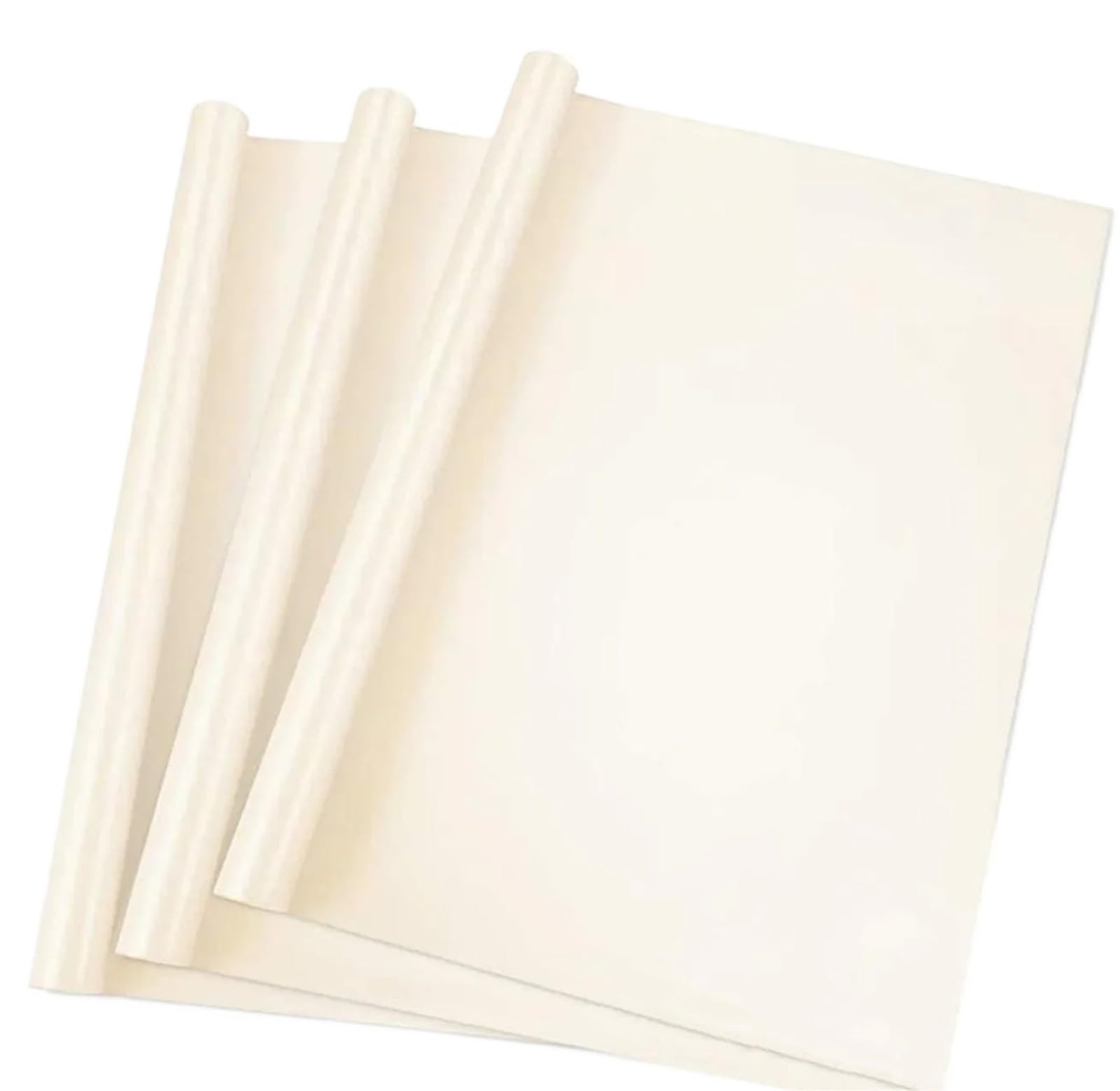 Tapete Para Horno 3 uds estera antiadherente almohadilla de hule papel cocina lavable horno reutilizable resistente al calor herramientas for hornear(White,3pcs 60x40cm)