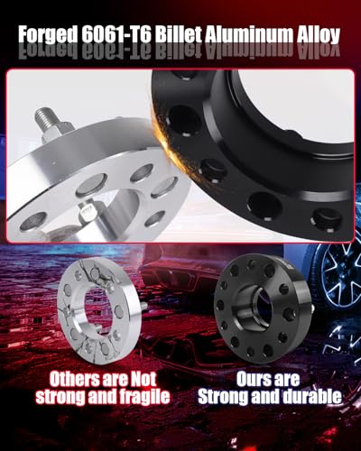 Image of 1.5 inch 6x5.5 Hubcentric Wheel Spacers for 1999-2026 Silverado Sierra 1500