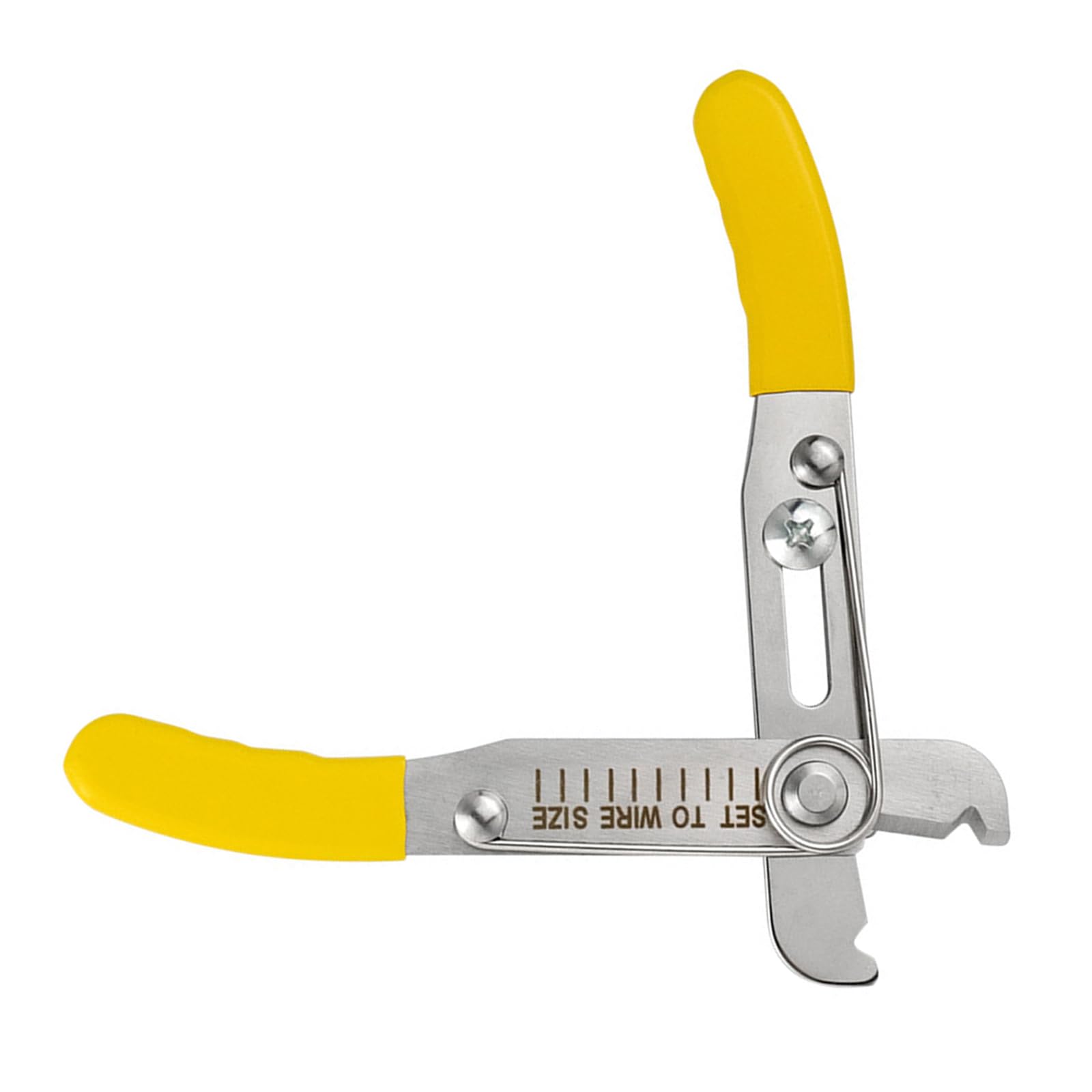 Buxuaaaa Wire Stripper And Chain Cutter Stainless Steel Ergonomic Pvc Handle For Precisions Stripping 0.5Mm To 4Mm Wire Strippers