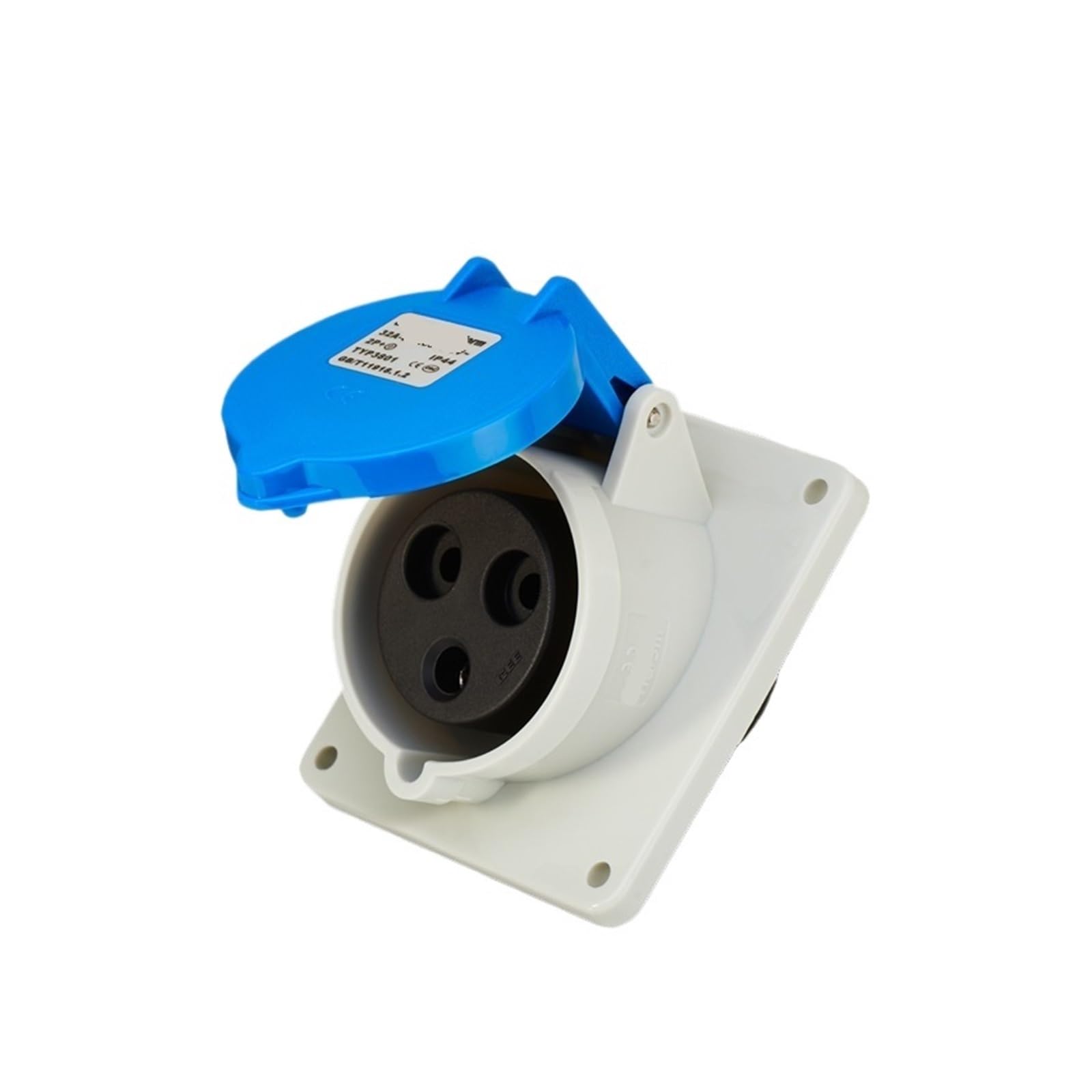 MUYTQAERG 3-core 32A Aviation Industry Plug and Socket Connector 281TYP231/2601/2801(Concealed inclined socket)
