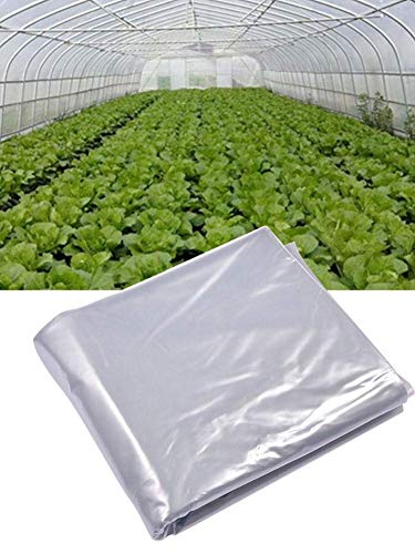Greenhouse Film Plastic Cover - Garden Poly Tunnel - Heavy Duty Polythene Plastic Sheeting Garden DIY Material - For Greenhouse Roof Panels Foil Hothouse (3x4 m)